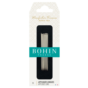 Bohin Applique Long Needles - Size 9 - 15ct