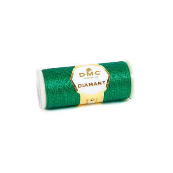 DMC Diamant Metallic Needlework Thread - Green #380-D699