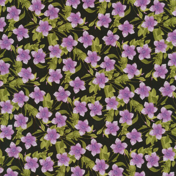In Bloom 33884-967 Small Floral Purple by Wilmington Prints