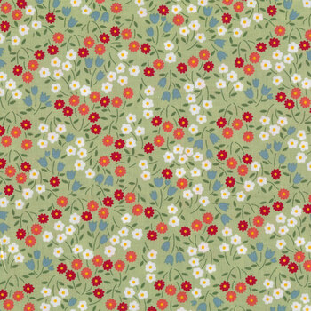 Forget-Me-Not 53011-9-Leaf by Windham Fabrics