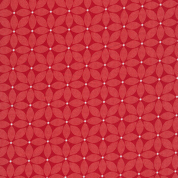 Forget-Me-Not 53012-11-Red by Windham Fabrics REM