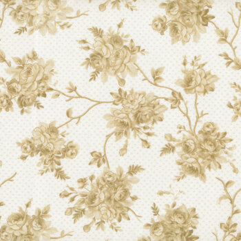 American Beauty MAS10252-T Climbing Rose Tan by Robyn Pandolph-Saxty for Maywood Studio