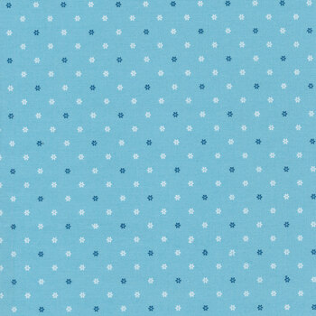 Forget-Me-Not 53014-6-Sky by Windham Fabrics REM