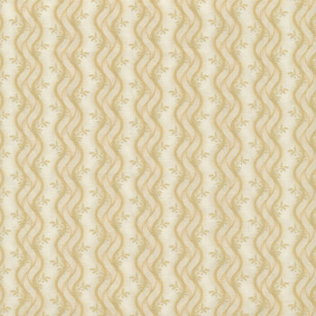 American Beauty MAS10255-E Zig Zag Fern Cream by Robyn Pandolph-Saxty for Maywood Studio