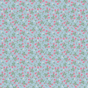 Wish You Were Here 53366-2 Blue by Whistler Studios for Windham Fabrics