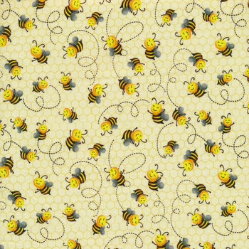 Home Is Where My Honey Is CD1850-Yellow by Timeless Treasures