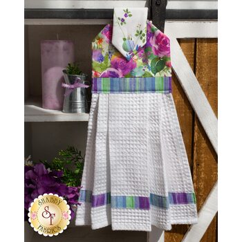 Hanging Towel Kit - Flower Shop - Purple