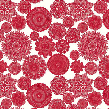 Red Hot C11673-CREAM by Beverly McCullough for Riley Blake Designs