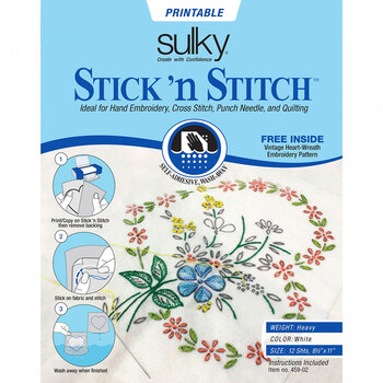 Stick N Stitch - Self Adhesive Wash Away Stabilizer