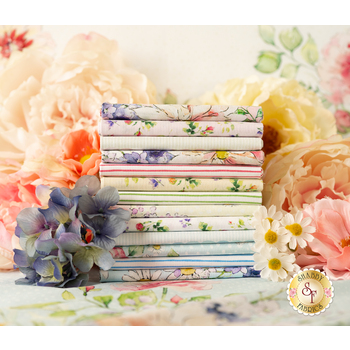Cherish  13 FQ Set + 2 Panels by Clothworks