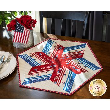 60 Degree Diamond Table Topper - America the Beautiful - SAMPLE