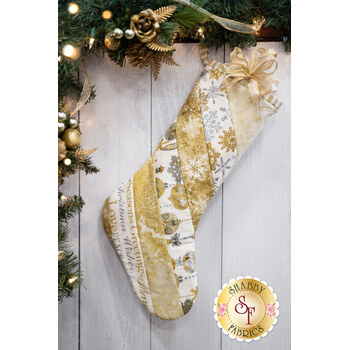 SAMPLE - Holiday Stocking - Stonehenge White Christmas