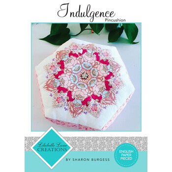 Indulgence Pincushion Pattern - EPP Templates & Papers included