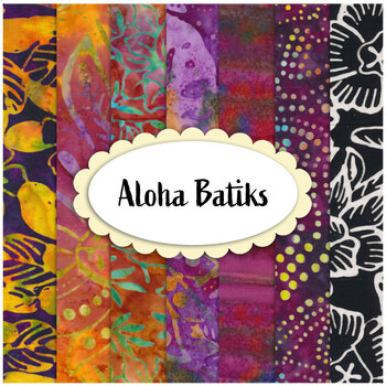 Aloha Batiks  FQ REM Set - Moda Fabrics - 7pcs #4