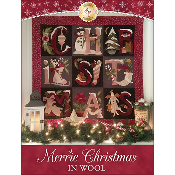 Merrie Christmas Quilt - Wool - SAMPLE