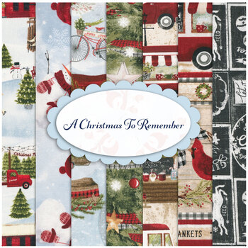 A Christmas To Remember  7 FQ Set by 3 Wishes Fabric