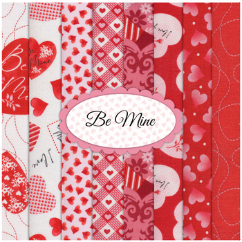 Be Mine  8 FQ Set by Jane Alison for Henry Glass Fabrics
