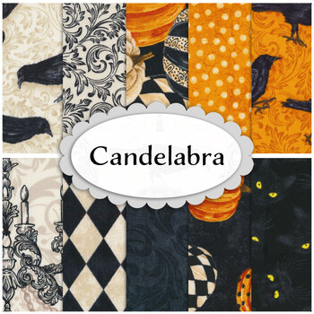 Candelabra  10 FQ Set by Northcott Fabrics