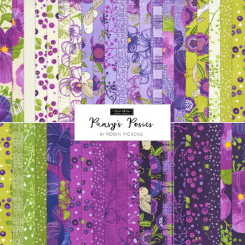 Pansy's Posies  Layer Cake by Robin Pickens for Moda Fabrics