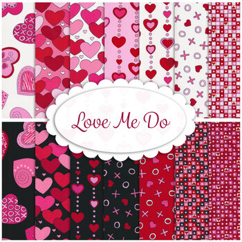 Love Me Do  14 FQ Set by Kim Schaefer for Andover Fabrics