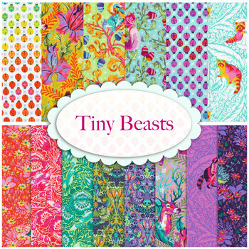 Tiny Beasts  14 FQ Set by Tula Pink for Free Spirit Fabrics