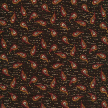The Fox Homestead 2965-38 Brown by Buttermilk Basin from Henry Glass Fabrics