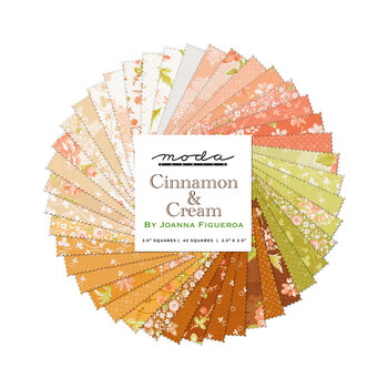Cinnamon & Cream  Mini Charm Pack by Fig Tree & Co. for Moda Fabrics