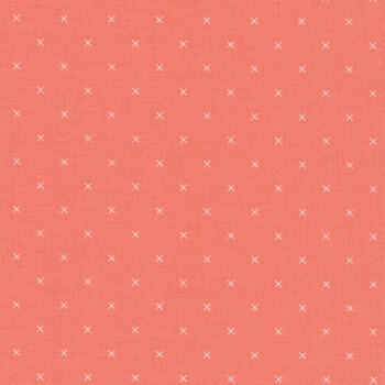 Bee Cross Stitch C745-CORAL by Lori Holt for Riley Blake Designs