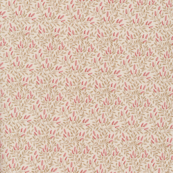 Strawberries and Cream A-188-EN Cream by Edyta Sitar for Andover Fabrics REM
