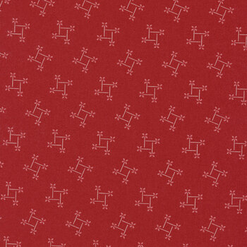 Strawberries and Cream A-496-R Ruby by Edyta Sitar for Andover Fabrics