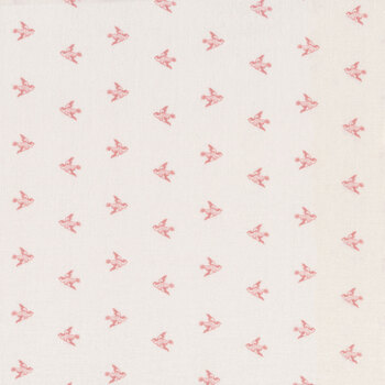 Strawberries and Cream A-497-LE Flutter by Edyta Sitar for Andover Fabrics