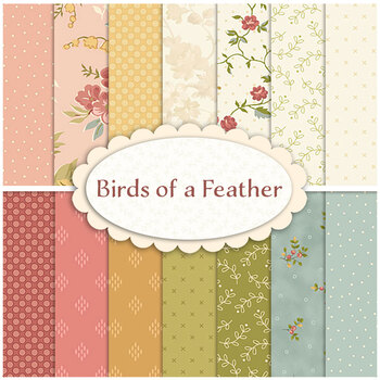 Birds of a Feather  14 FQ Set by Marcus Fabrics