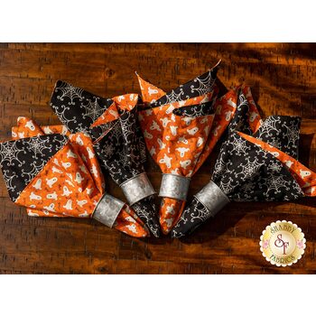 Cloth Napkins - Here We Glow - SET OF 4 SAMPLES