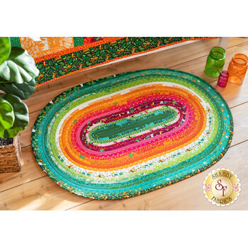 SAMPLE - Jelly Roll Rug - Jungle Paradise