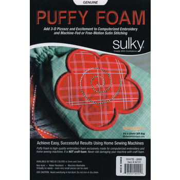 Puffy Foam - 3pk - 2mm - White