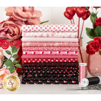 Be Mine  14 FQ Set by Andover Fabrics
