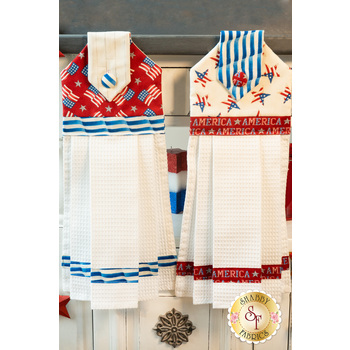 Hanging Towels - America the Beautiful - SET OF 4 SAMPLES