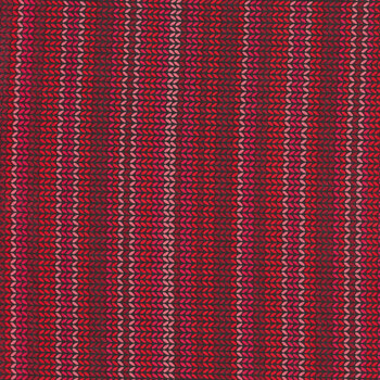 A Cozy Winter 13152-19 Medium Red by Cherry Guidry for Benartex