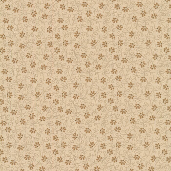 Plumberry II R170446 Tan by Pam Buda for Marcus Fabrics