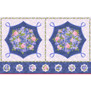 Cottage Bouquet MAS10260-B Panel by Maywood Studio