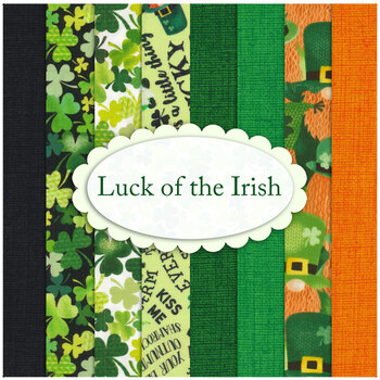 Luck of the Irish  8 FQ Set by Gail Cadden from Timeless Treasures