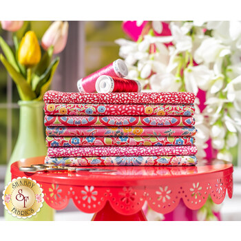 Pie in the Sky  7 FQ Set - Red by Tone Finnanger from Tilda