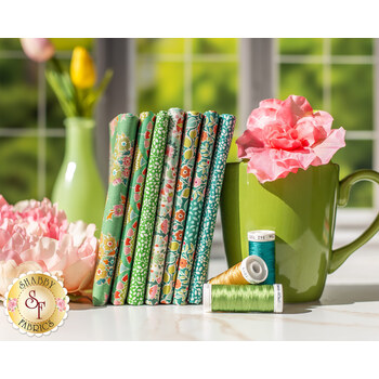 Pie in the Sky  7 FQ Set - Green by Tone Finnanger from Tilda