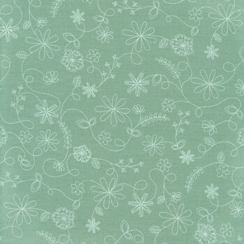 Vintage Flora MAS10334-Q by Kimberbell Designs for Maywood Studio