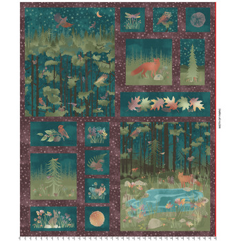 Forest Chatter 10290-MZ Panel by Maywood Studio