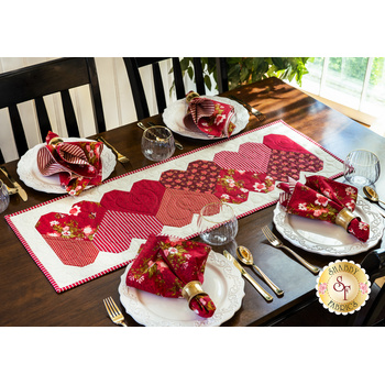 SAMPLE - Let's Play Hearts Table Runner - Rowan