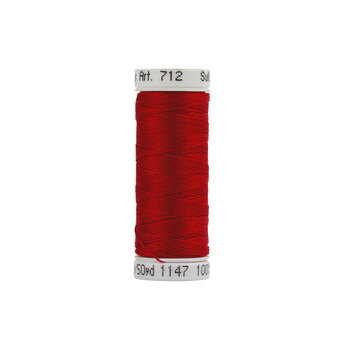 Sulky 12 wt Cotton Petites Thread #1147 Christmas Red - 50 yds