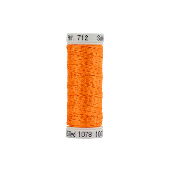 Sulky 12 wt Cotton Petites Thread #1078 Tangerine - 50 yds