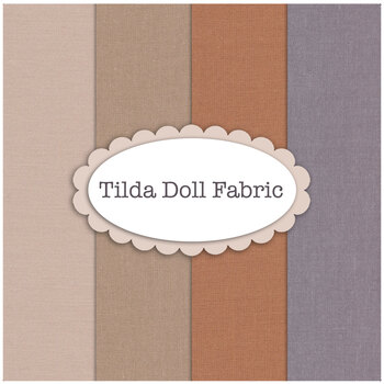 Tilda Doll Fabric  4 FQ Set by Tone Finnanger for Tilda