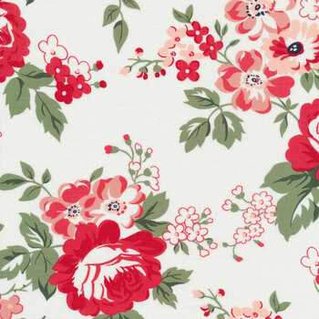 Dwell 55270-31 Cottage Cream Red by Camille Roskelley for Moda Fabrics